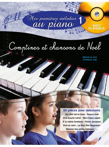 Mes Premières Mélodies au piano. Volume 1 : Comptines et chansons de Noël Visual